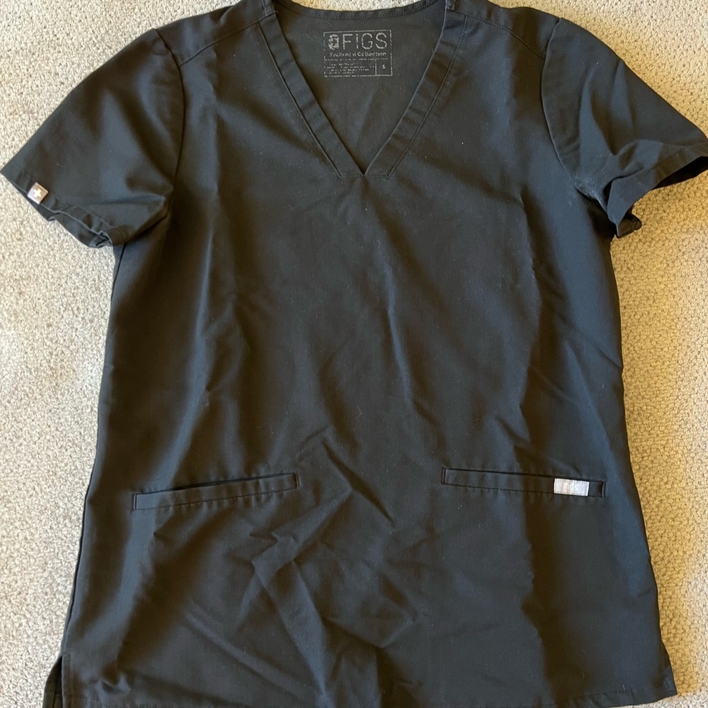 Figs Black Women's Top